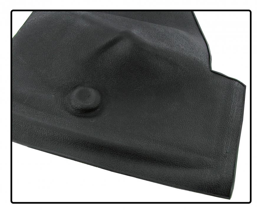 Schwarze Gummi-Sitzmatte Fußraum-Einfassung für Bulli