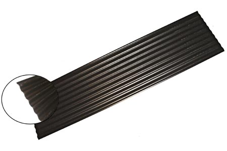 Laderaum Boden Reparaturplatte gerippt 150x37 cm