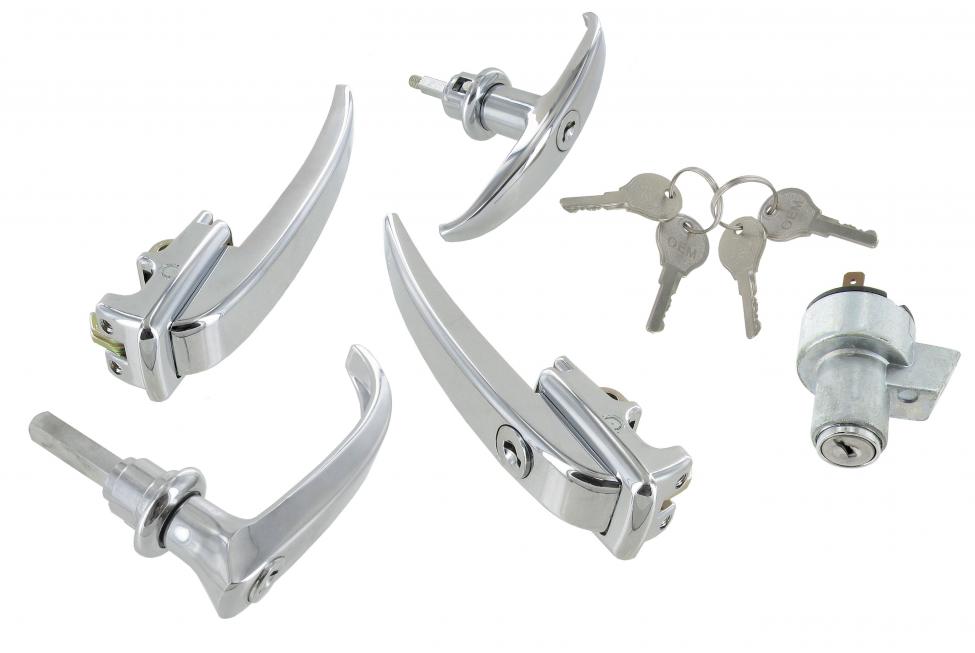 Türgriff-Set mit Zündschalter und 1 Schlüssel