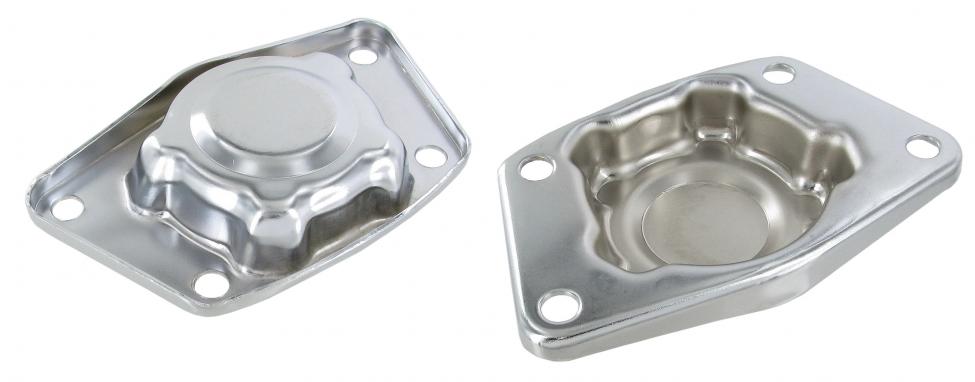 Federtellerkappen Chrom für VW Käfer 1959-1968