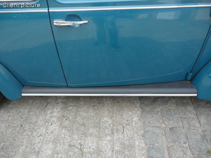 Trittbrett mit Aluminiumleiste in A-Qualität rechts