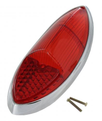 Rücklichtglas komplett Rot B-Qualität für Karmann Ghia