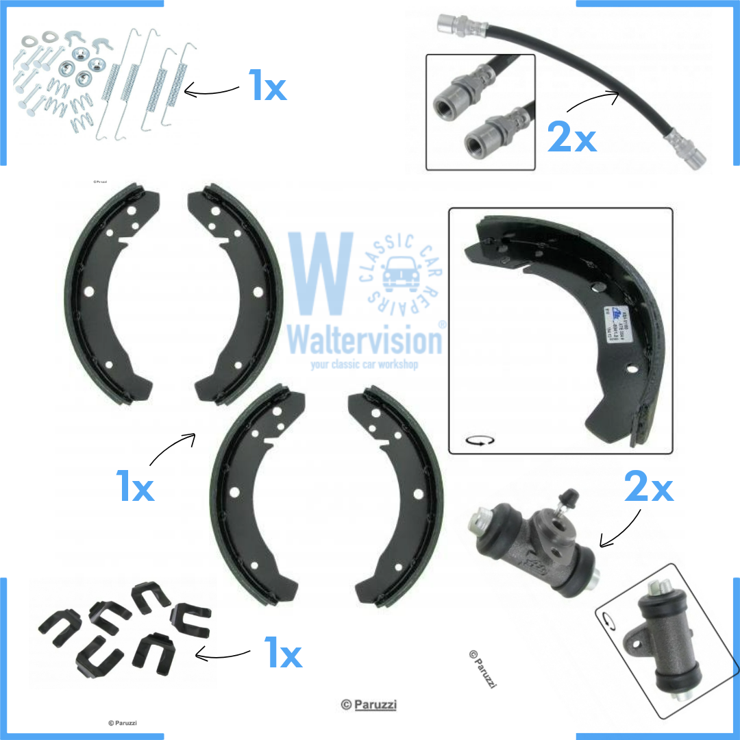 Bremsen Kit hinten VW Käfer Karmann 1964-1985 Premium ATE 