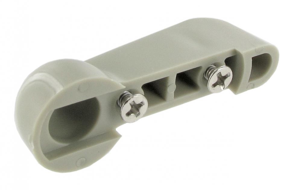 Frischluft-Klappknopf Silber-Beige