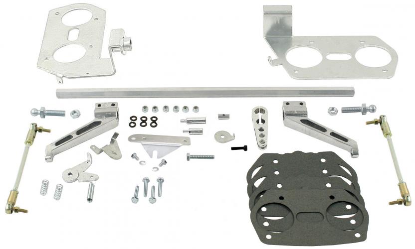 Cross-bar Gasgestänge für Weber IDF & Dellorto DRLA Vergaser