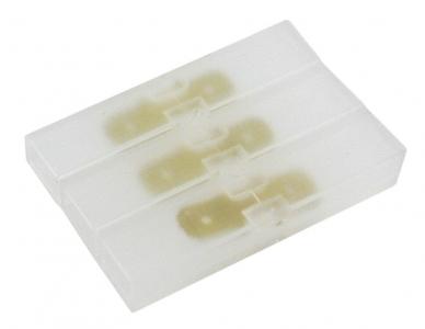 Abgeschirmter 6,3 mm Flachstecker 3 zu 3