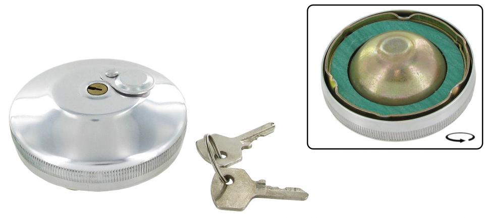 Tankdeckel abschließbar mit Schloss und Schlüssel