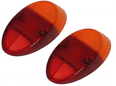 Rücklichtglas European Bernstein/Rot A-Qualität VW Oldtimer
