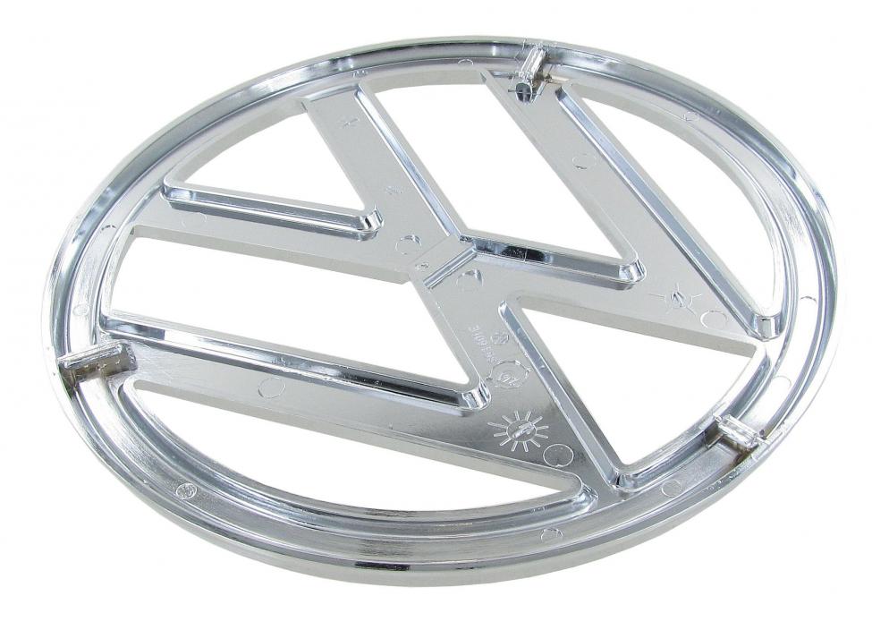 VW Nase Emblem Chrom - Bulli 1972-1979