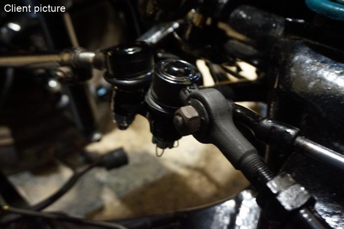 Spurstangenkopf mit Lenkungsdämpferbohrung B-Qualität