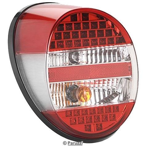 LED-Rückleuchteneinheit rot/klar/rot 12V (je)