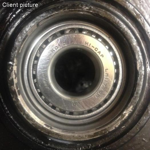 Vorderradlagersatz für Scheibenbremsen einseitig