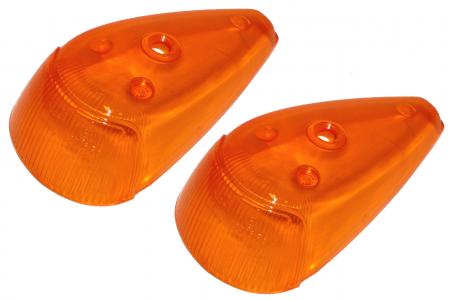 Blinkerglas Bernstein Orange vorne - Original Qualität