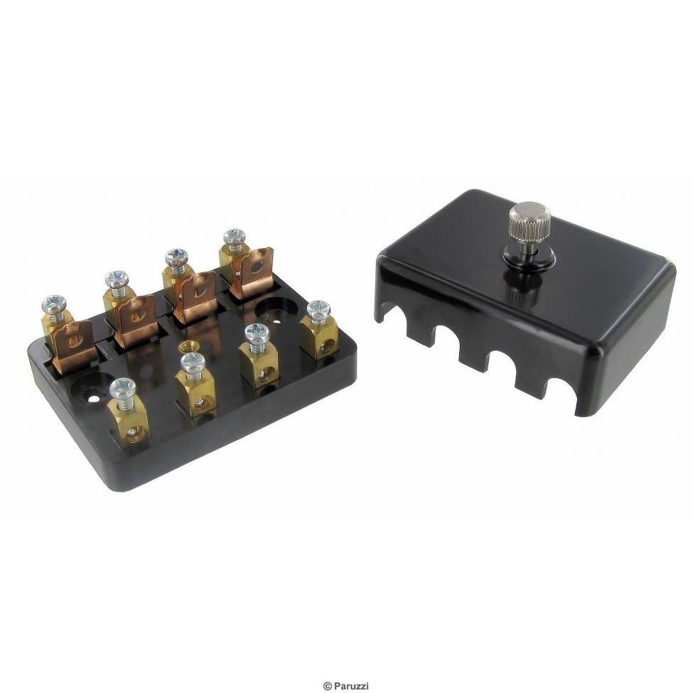 Sicherungskasten mit Deckel für 4 Sicherungen