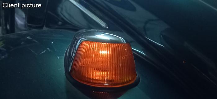 Blinkerglas bernsteinfarben (pro Paar)