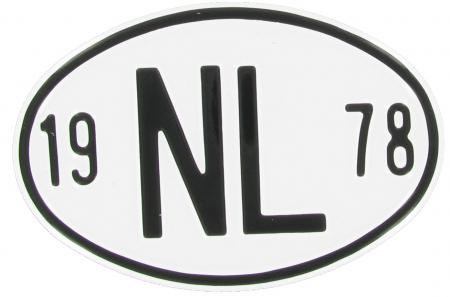 Landesplakette NL 1978 oval Aluminium für VW Klassiker