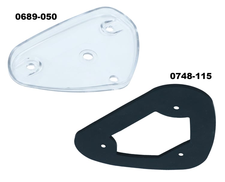Plexiglas-Abdeckplatte Kennzeichenleuchte Käfer 52-57
