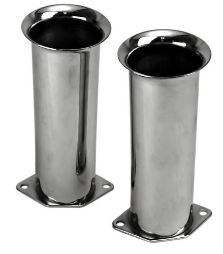 Chrom Ansaugstutzen 152mm für VW Oldtimer Vergaser