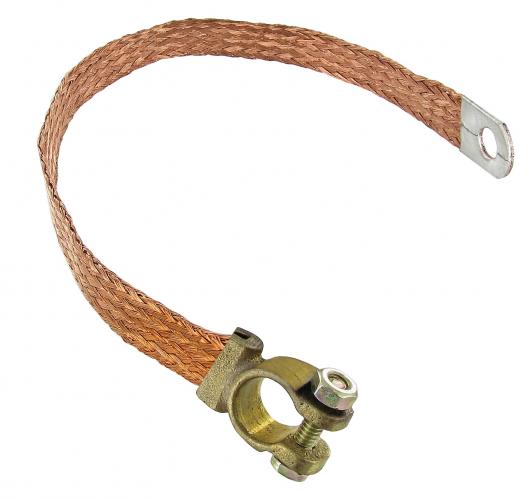 Masseband mit Batterie klemme 385 mm
