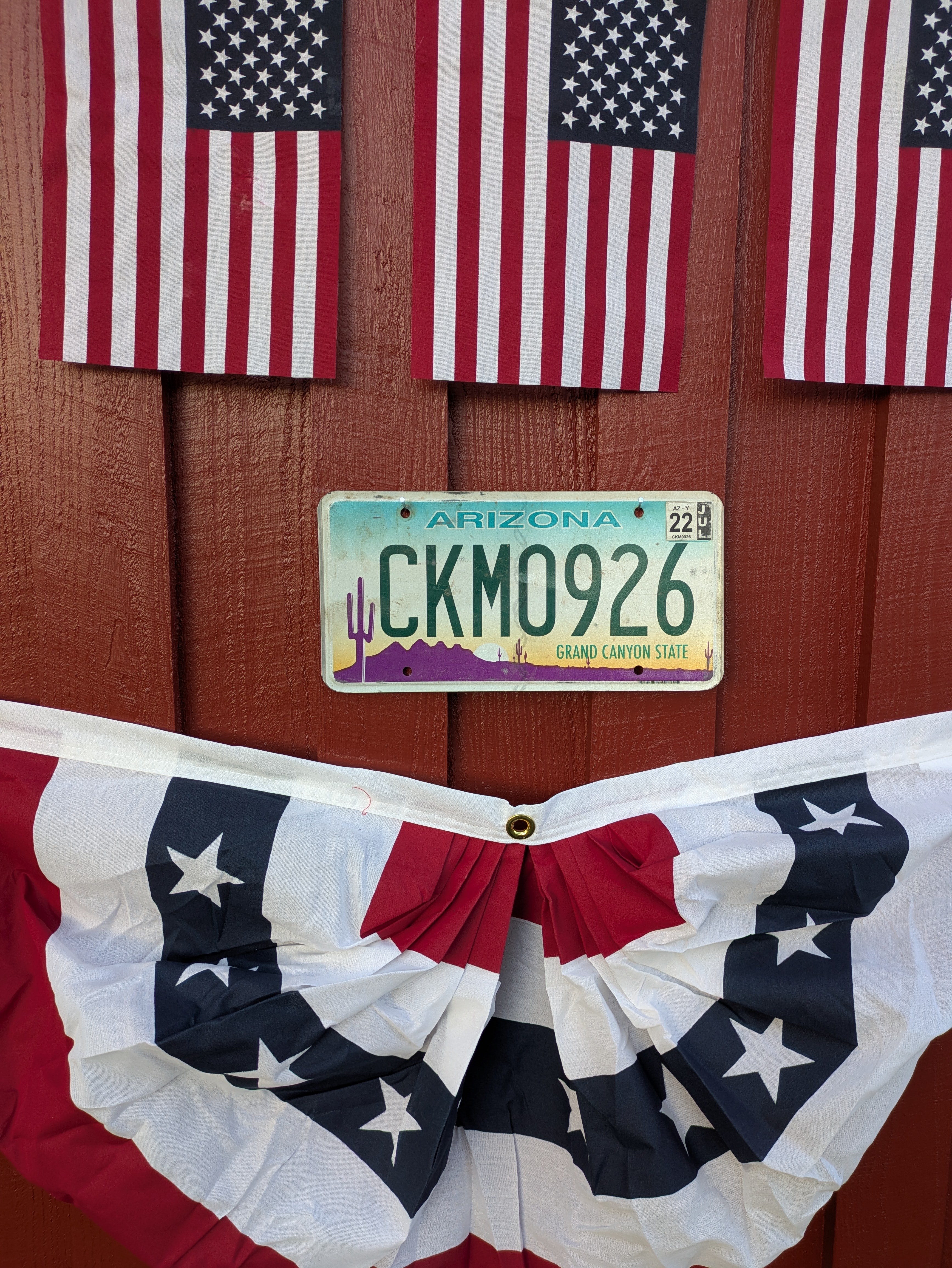 Original USA Nummernschild