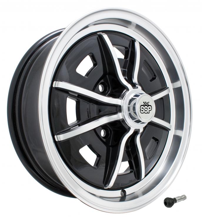 Sprintstar Leichtmetallfelge 4x130, poliert, hochglanz-schwarz