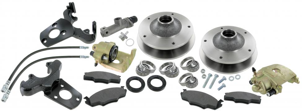 Scheibenbremsen-Satz vorne 5x205mm PCD für Klassiker