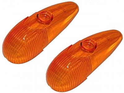 Blinkerglas Bernstein Orange für Oldtimer-Blinker