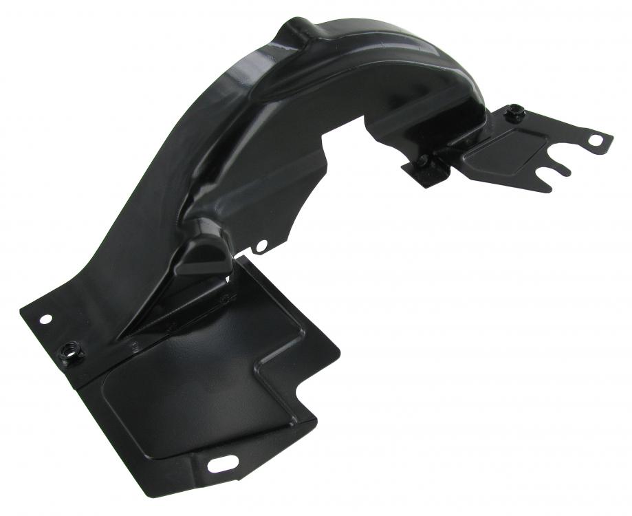 Motorblech hinten Riemenscheibe schwarz für VW-Oldtimer