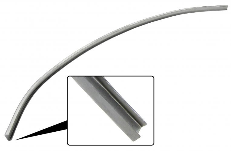 Motorblech Gummi Halteleiste hinten vorgeformt