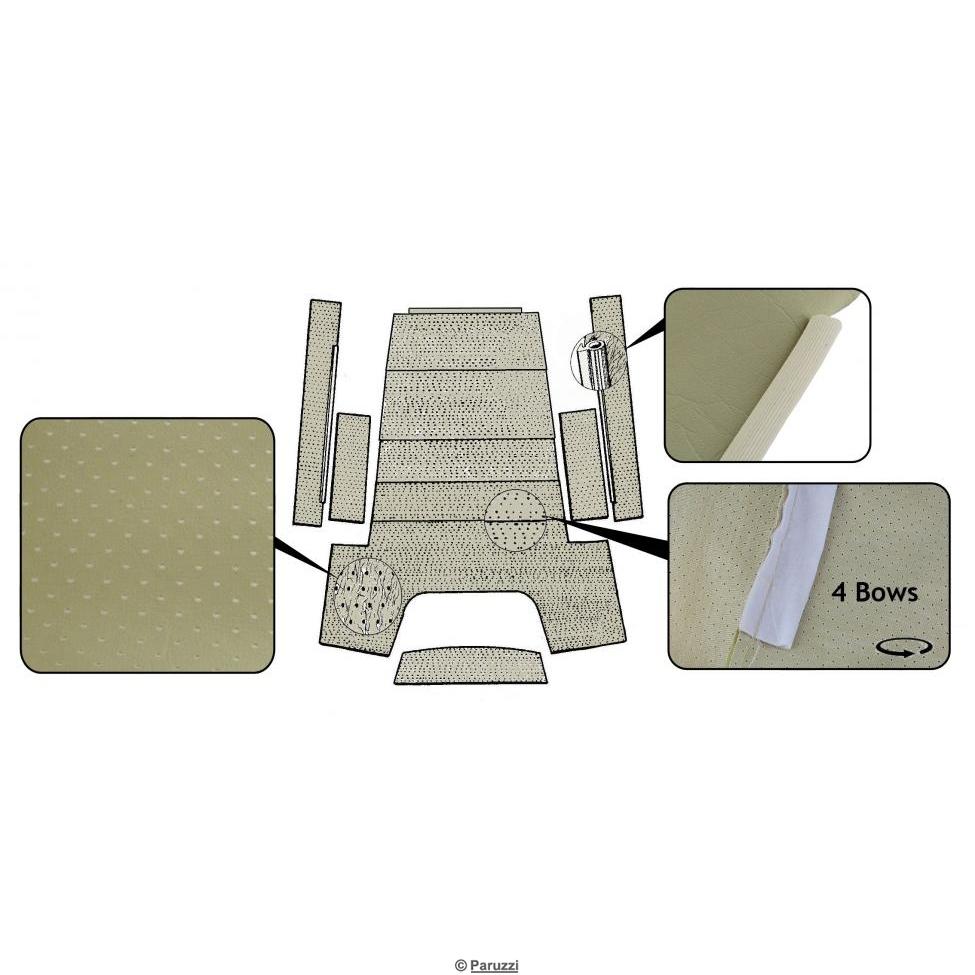 Dachhimmel B-Qualität, deluxe, beige Dachhimmel B-Qualität, deluxe, beige