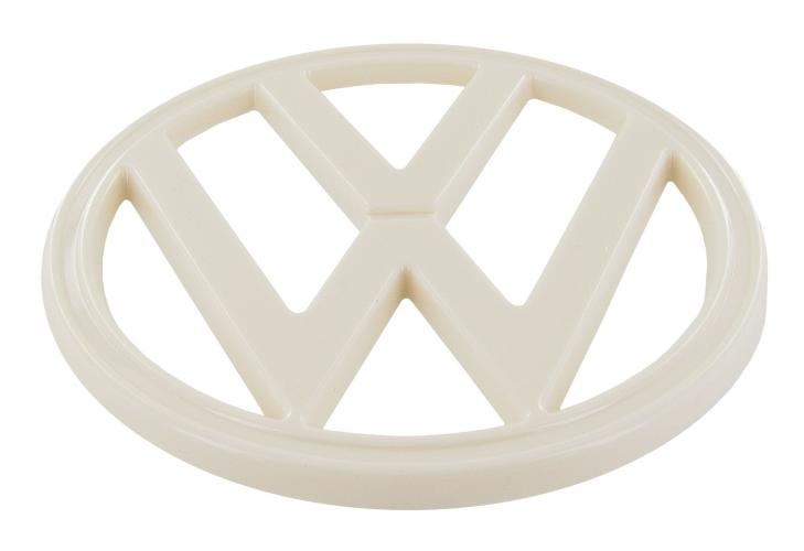 VW Nase Emblem pastel Weiß Ø 184 mm Bulli 72-79