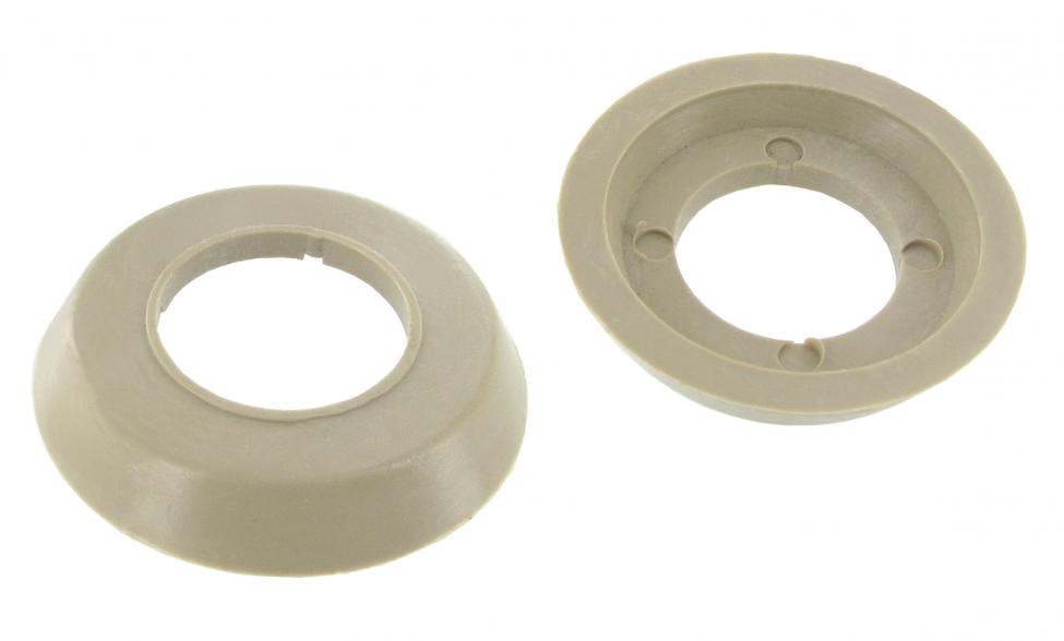 Fensterkurbel Rosette Silber-Beige für VW Oldtimer