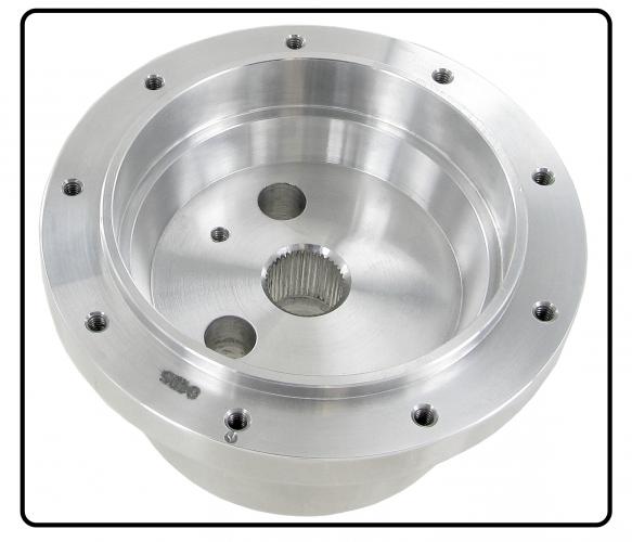 Nardi Design Lenkradnabe poliert Aluminium