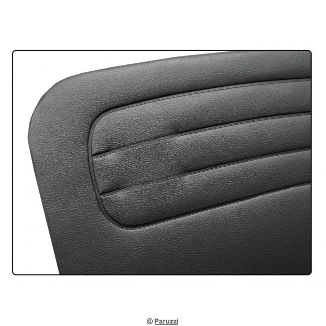 Tür- und Heckverkleidung schwarzes Vinyl B-Qualität (4-teilig)