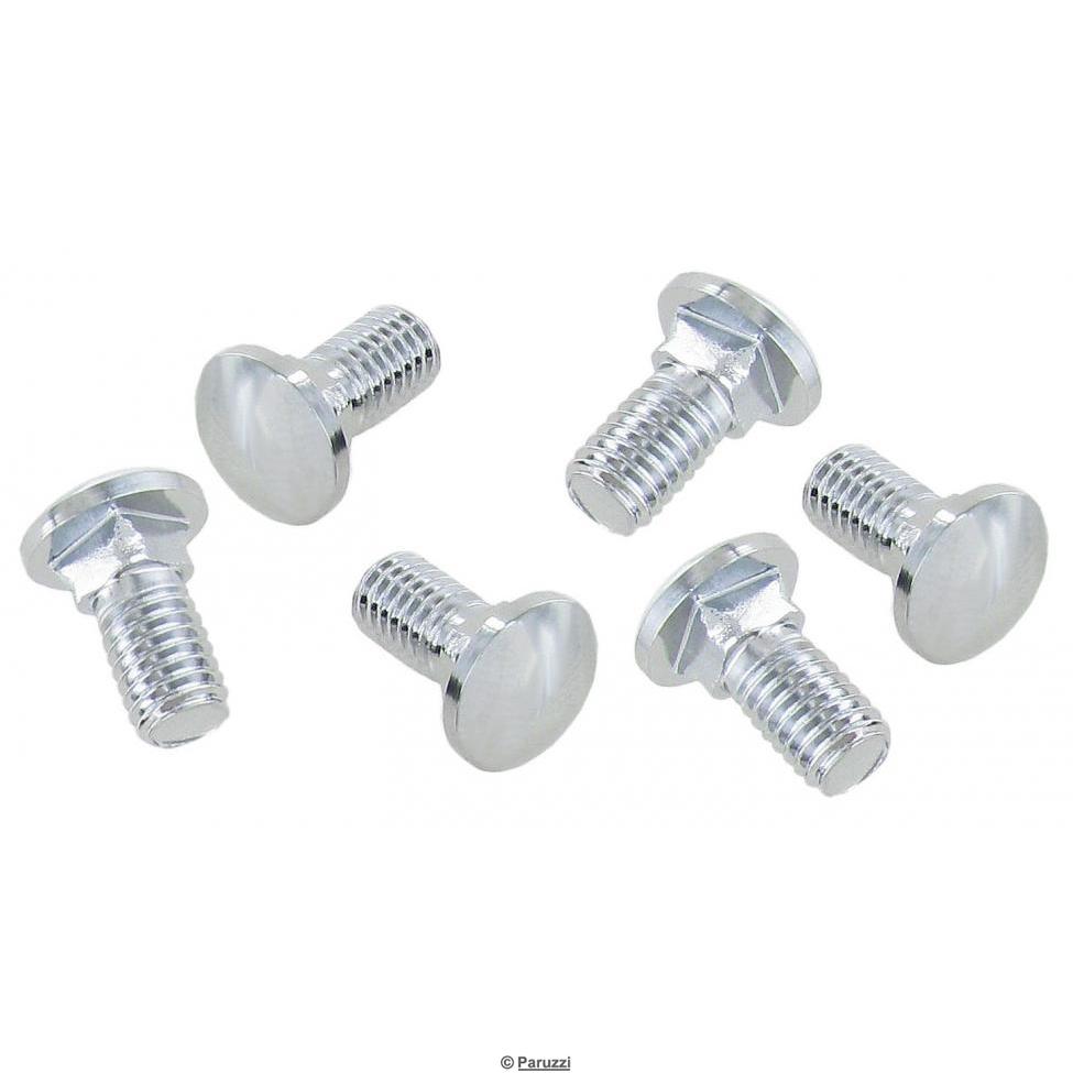 verchromte Edelstahl-Bolzen für Stoßstange und Nebelscheinwerfer (6 Stück)