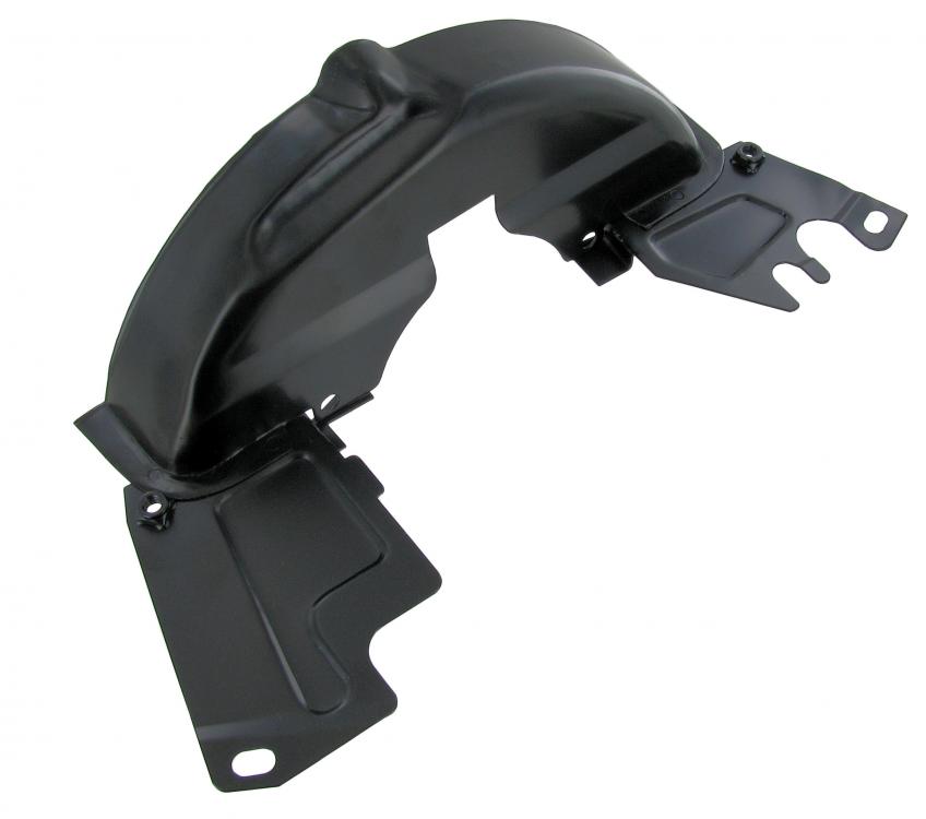 Motorblech hinten Riemenscheibe Schwarz für VW Oldtimer