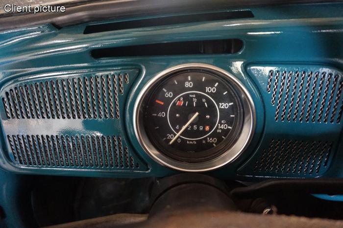 Tachometerring Aluminium poliert