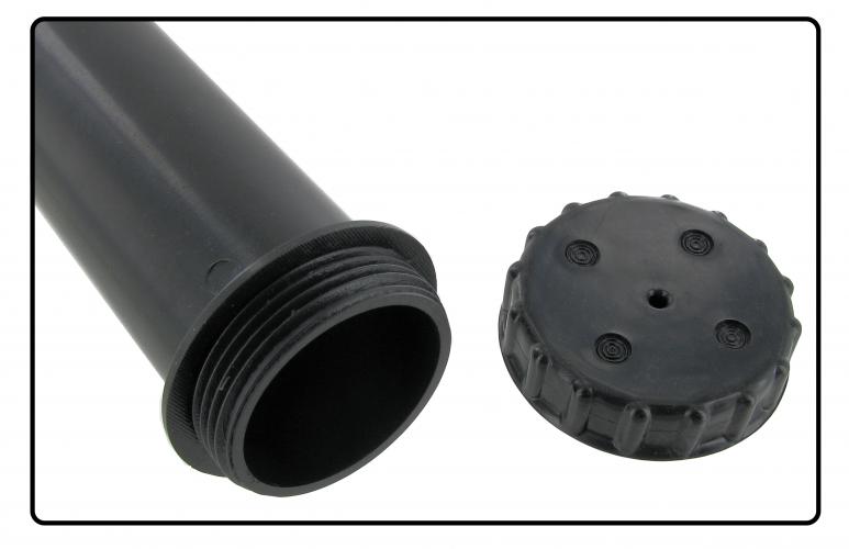 Wassertank Einfüllrohr mit Kappe schwarz