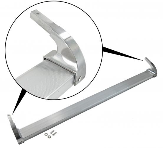 Trittstufe Ladetür Aluminium rutschfest – Bulli bis 7.1979