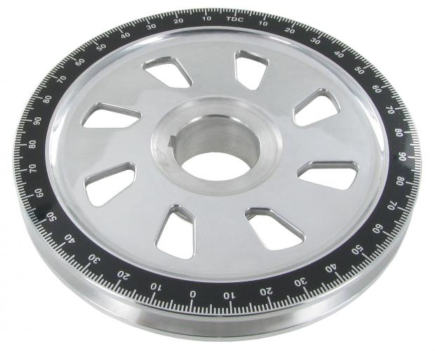 Aluminium Kurbelwellen-Riemenscheibe 170mm mit Skalierung