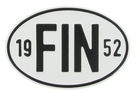 Herkunftsplakette: FIN 1952