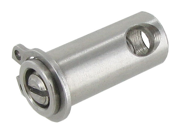 Edelstahl Gaszug Klemmstück für VW Typ 1 Motoren