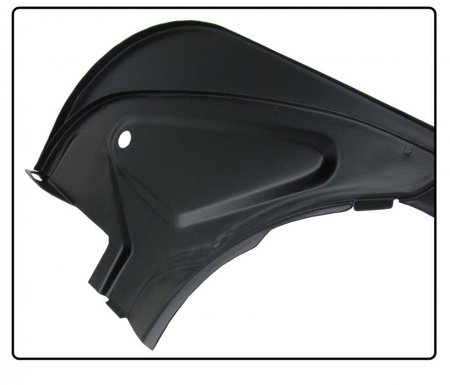 Vordere Motorabdeckplatte schwarz für VW Oldtimer