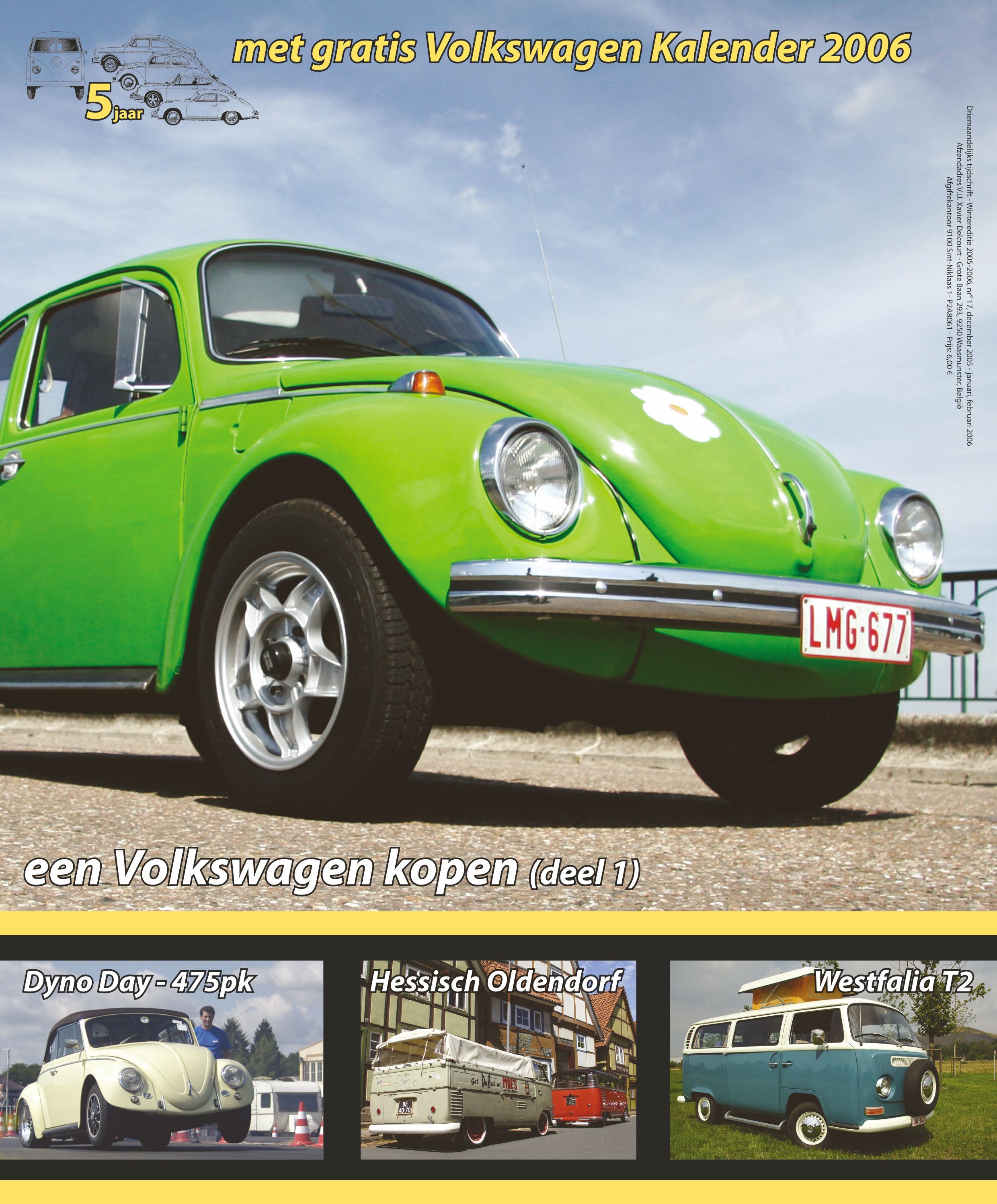 Boxertje Magazine Winter 2005-2006 | VW Oldtimer Zeitschrift