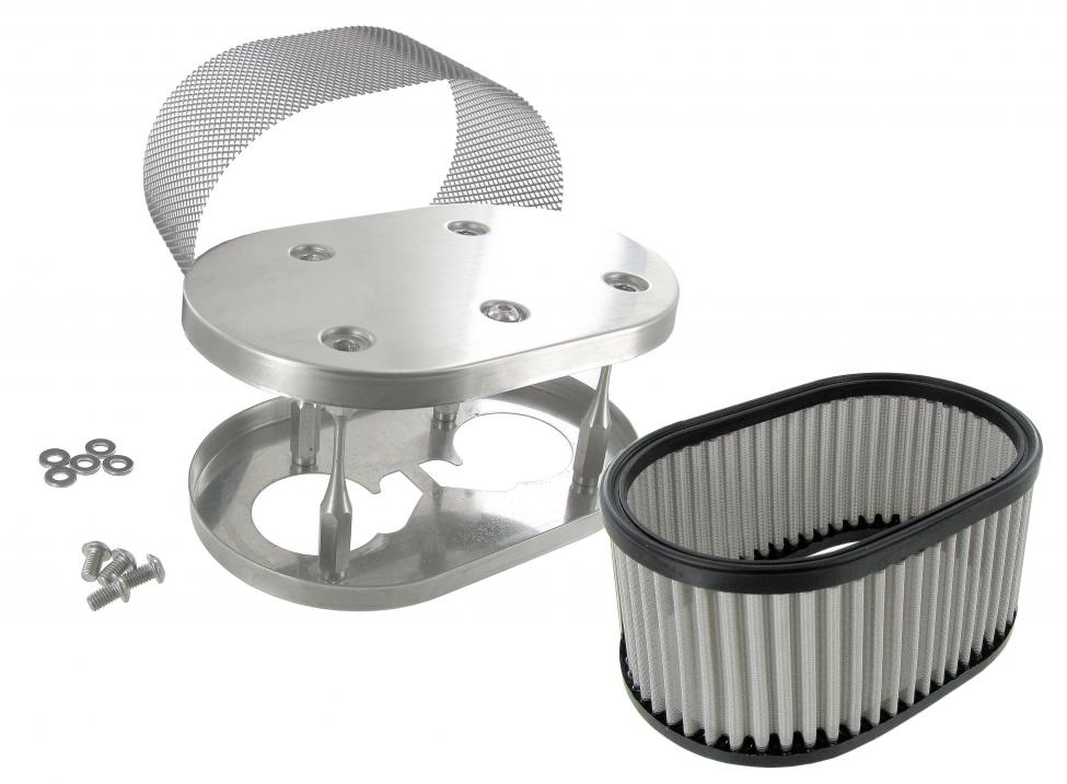 Edelstahl Luftfilter Classic Style für VW Oldtimer