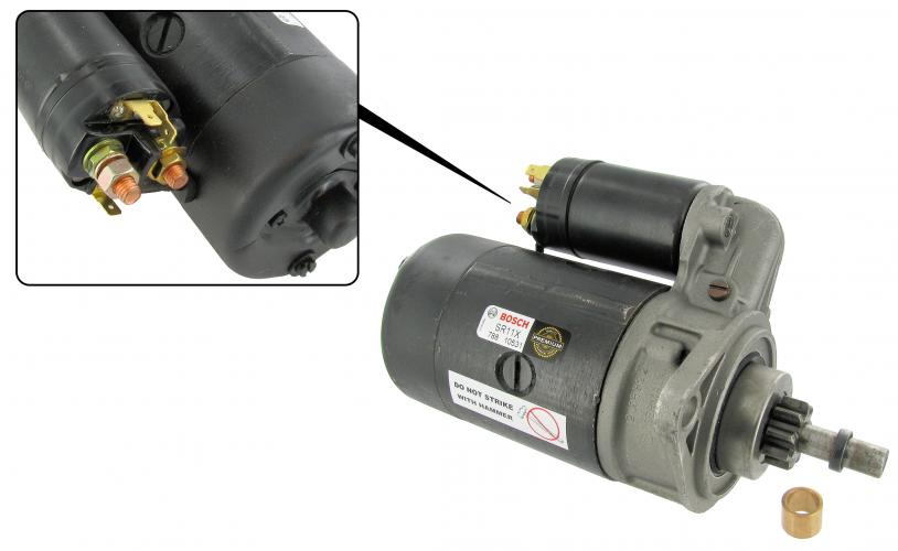 6V Anlasser professionell überholt, Zahnrad Ø 29 mm