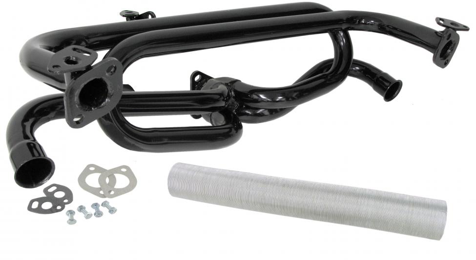 Auspuffkrümmer (schwarze Transportfarbe)