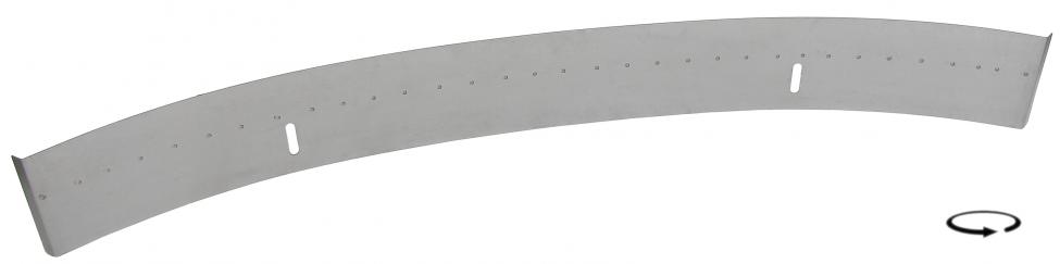 Vordere Abdeckplatte bis 6cm über Nahtflansch
