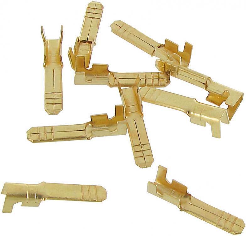 Unisolierter Flachstecker 2,8 mm männlich für 0,5-1,5 mm² Leiter