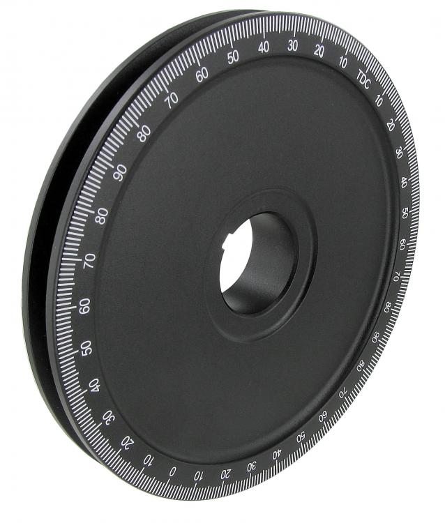 Aluminium Kurbelwellenriemenscheibe 170mm mit Skalierung